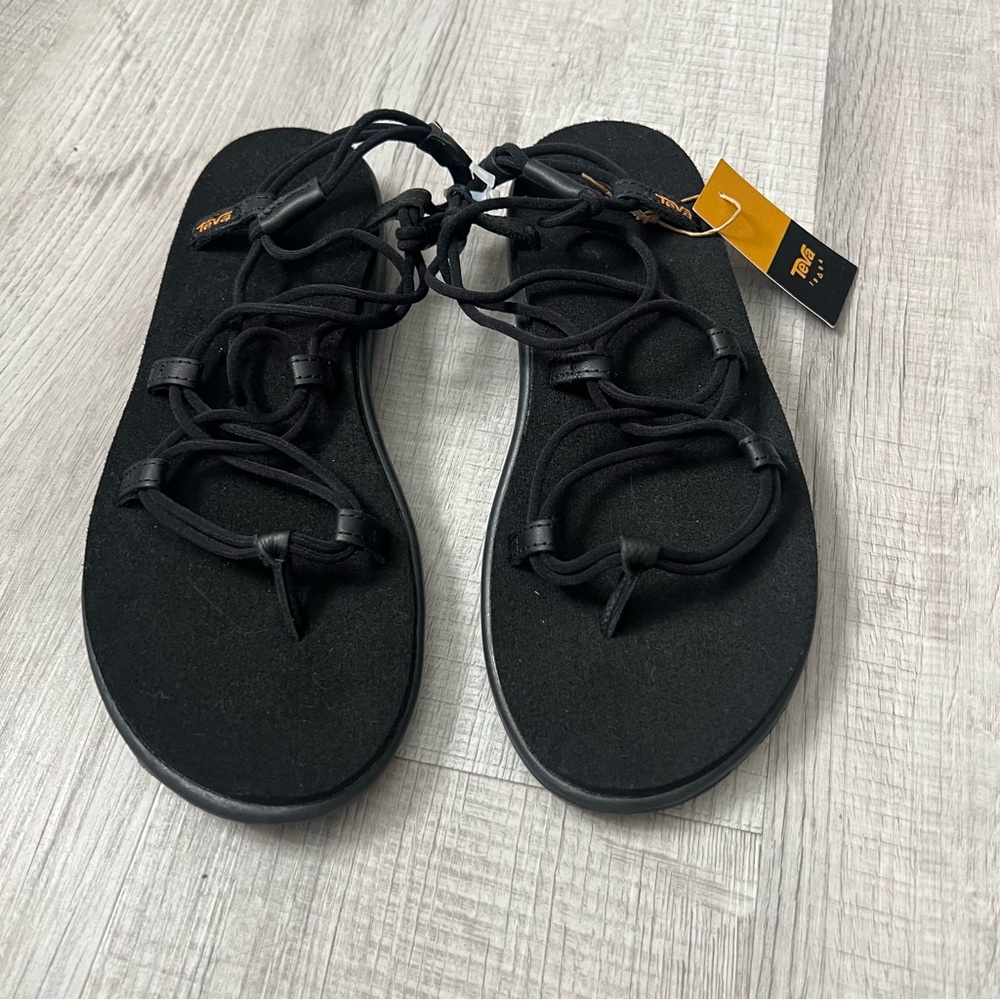 NEW TEVA Women's Voya Infinity Sandal Black Strappy Comfortable Size 9 - Picture 13 of 16